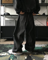 HD two-pin tuck striped pants (2C)
