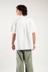 TEMPUS オーバーフィットハーフスリーブシャツ (WHITE)