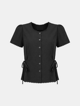Reni Side Tie Blouse