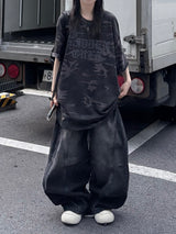 dart curve denim pants