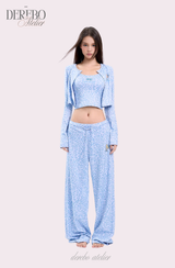 モブ レオパード スリーピース トレーディング セットアップ (CARDIGAN)