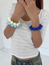 Color ball bold bangle(3color)