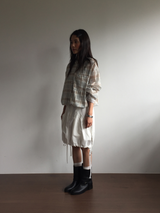 Ranel check hoodie (2color)