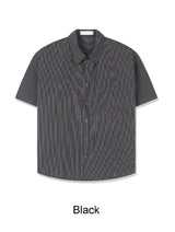 Tay striped crop shirt