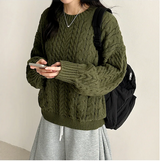 Sewing Dotom Balloon Fit Round Knit