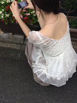ロティ ナイロン ピンタック バンディング ワイド パンツ