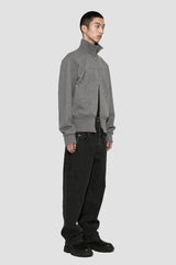 ZIP FRONT SWEATER