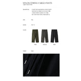 NYLON STRING CARGO PANT'S