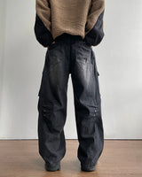 Peace Cargo Denim Pants