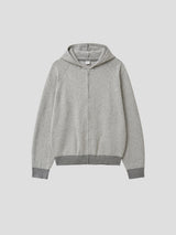 Stripe Knit Zip-Up