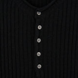 Stoic Henley-Neck Wool Knit (4 Colors)
