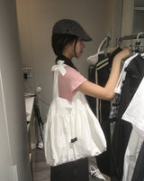 メンデルヴィンテージドットコットンシャーリングショルダーバッグ