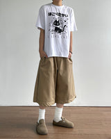 Log Bermuda Cotton Pants