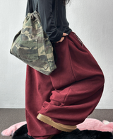 dini side pintuck balloon wide long pants 🖤🩷🩶4 COLOR