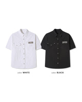 BELLINGS PATCH NYLON HALF SHIRT