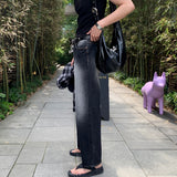 Labo Wide Brush Denim Pants (2color)