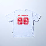 オクトパスフットボールTシャツ（レッド）
