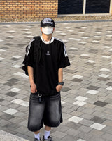 アウトサイドトラック ブロックコアTシャツ 4C