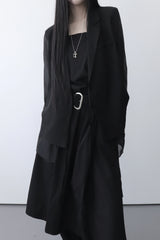 see-through strap jacket