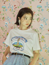 マラソンTシャツ (アイボリー)