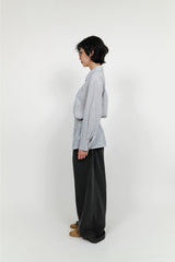 Cloudy Striped Blouse(2color)