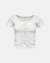 ベリーレースリボンTシャツ