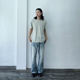 ナチュラル コットン リラックスド Tシャツ