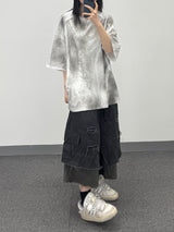 ステイン パネル Tシャツ