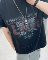 ハウウッド ヴィンテージ スプラッター ショートスリーブTシャツ