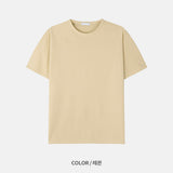 LMN モダンクラシックコットンクロップ半袖Tシャツ (5 colors)