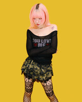 カモカンカンミニスカート (2color)
