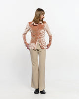 Stripe Bootcut Pants _ BEIGE