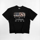 US ユージュアルシンボルオーバーフィットTシャツ - 4COLOR