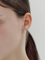 26SS★エッセンス 14K（Y）ラボダイヤモンド ペア ピアス 0.5CT