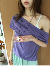 Starfish Code Necklace (1color) 