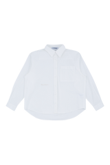 White overfit shirts & tie set