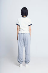 universe print ½T-shirts_ivory/navy