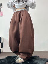 スウェットバルーンバックポイントロングパンツ🤎🖤🩶3COLOR