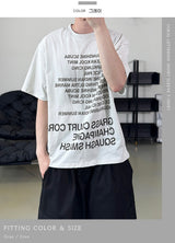 コーラルレタリングショートスリーブTシャツ