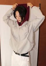 SHIRRING HOODED WIND JACKET
