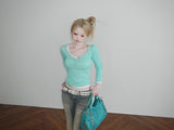 two-row stud belt(2 color)