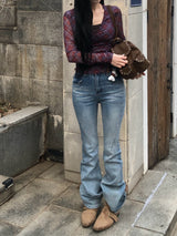 Vintage Two Line Bootcut Denim