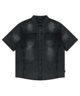 DENIM HALF SHIRT