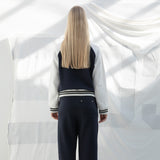STAR RIVET ZIP-UP (NAVY)