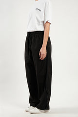 SIDE ZIPPER JOGGER PANTS [BLACK]