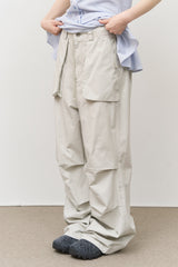 Red Fatigue Pocket Pants