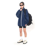 Sports Dept Small Logo Windbreaker - Navy