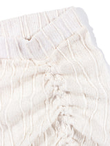  LAYERED STRAP LONG SKIRT _ Ivory 