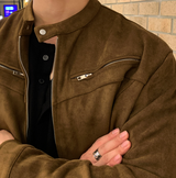 Miele YKK Suede Biker Jacket