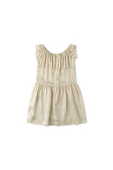 シルキーシャーリングドレス_beige